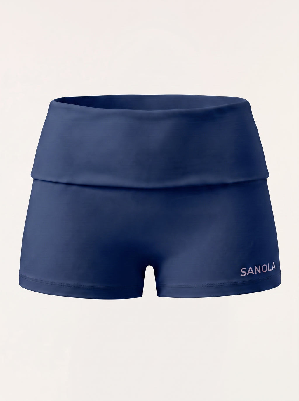 Refine Fold Over Shorts | Navy Blue