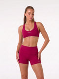 Refine Selene Cross Back Sports Bra | Raspberry