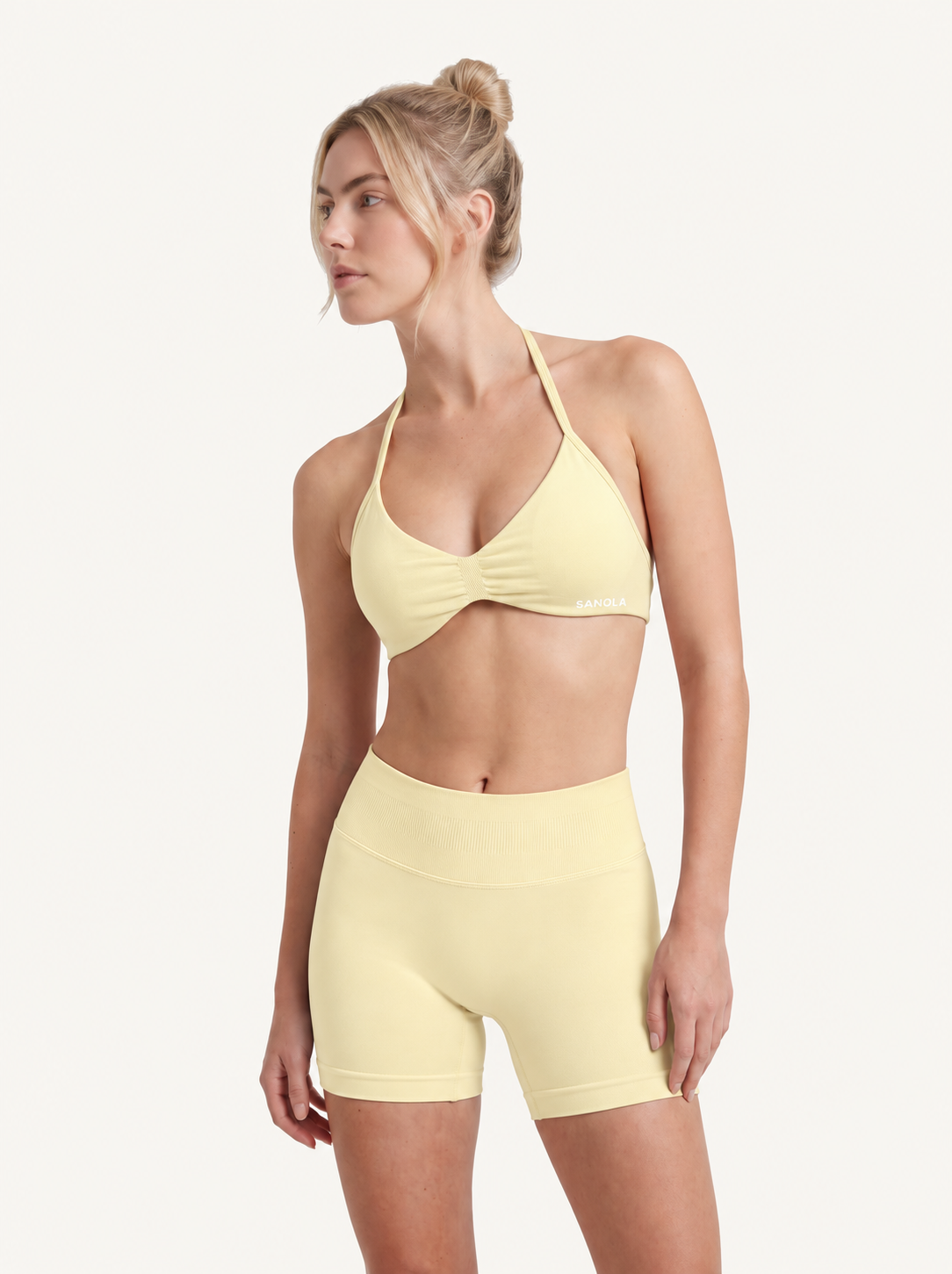 Reform Micro Sports Bra | Butter Yellow