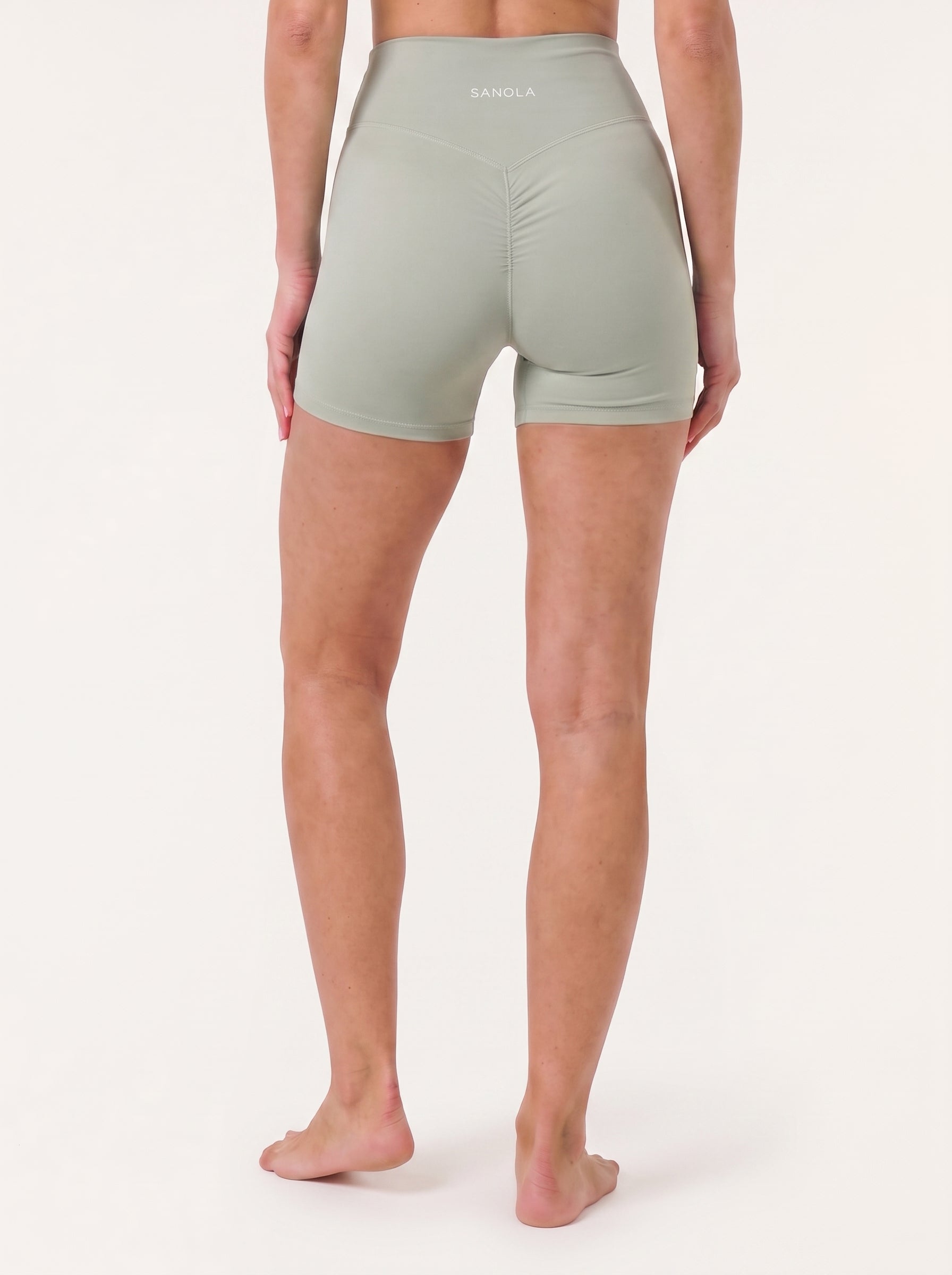 Refine High Waist Shorts | Sage