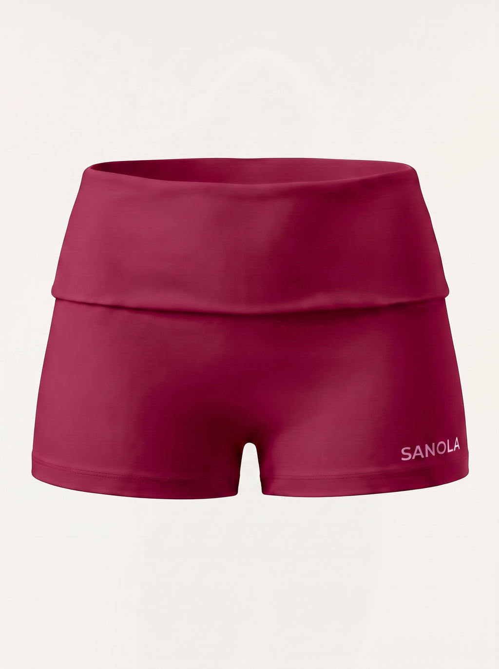 Refine Fold Over Shorts | Raspberry