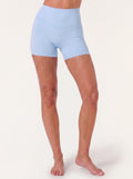 Refine High Waist Shorts | Sky Blue