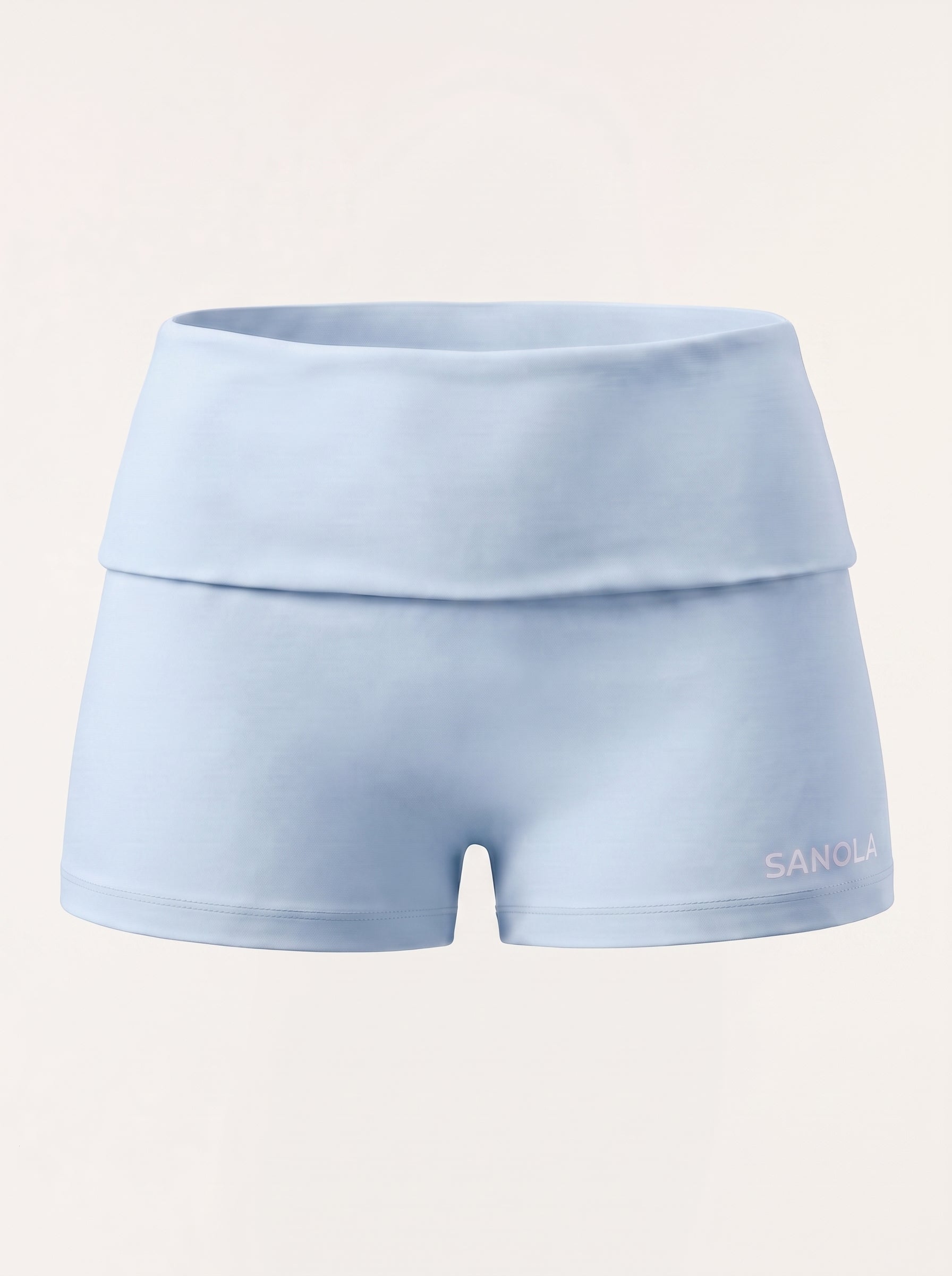 Refine Fold Over Shorts | Cloud blue