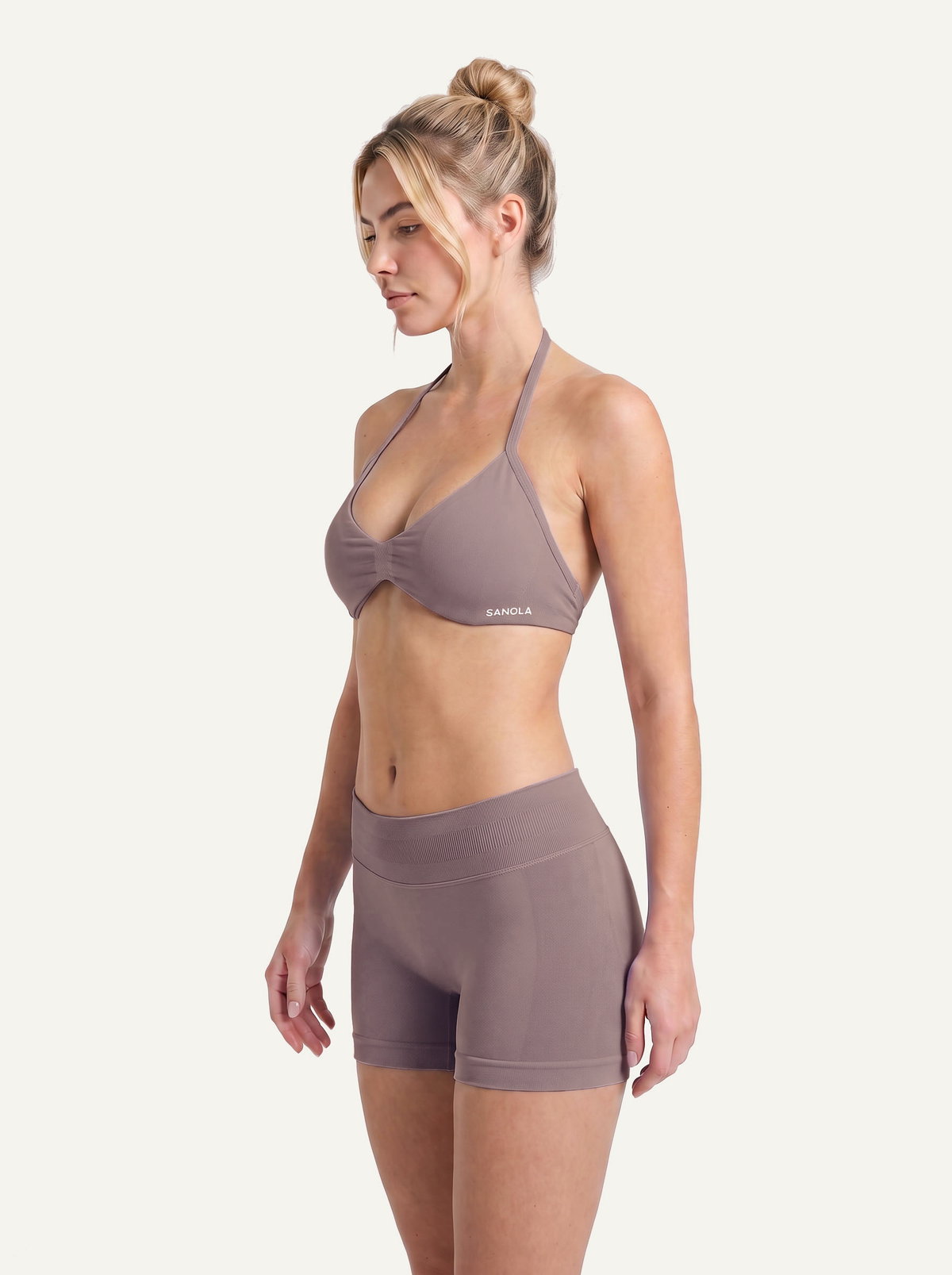 Reform Micro Sports Bra | Dusty Mauve