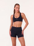 Refine Selene Cross Back Sports Bra | Black