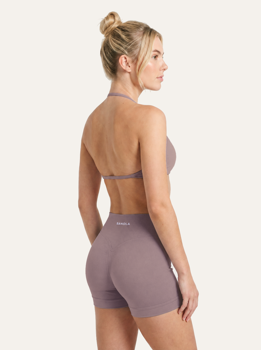 Reform Micro Sports Bra | Dusty Mauve