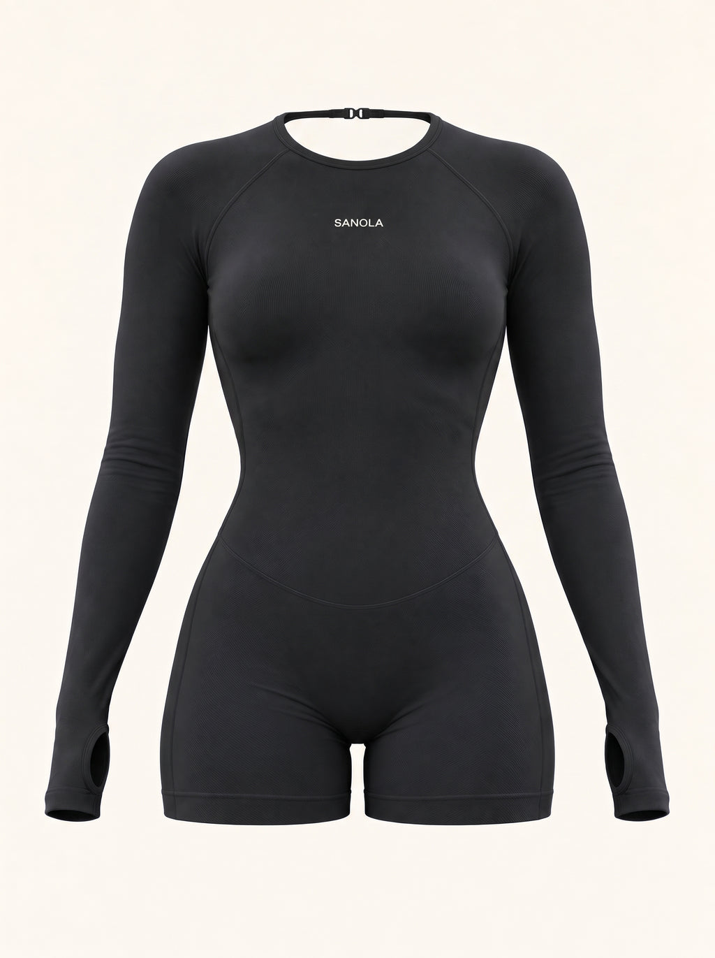 Reform Long Sleeves Bodysuit | Black