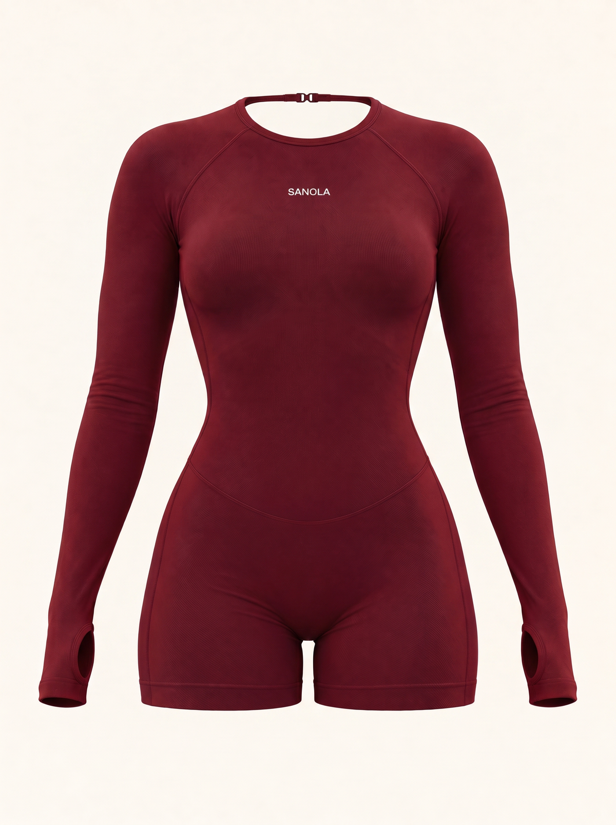 Reform Long Sleeves Bodysuit | Cherry