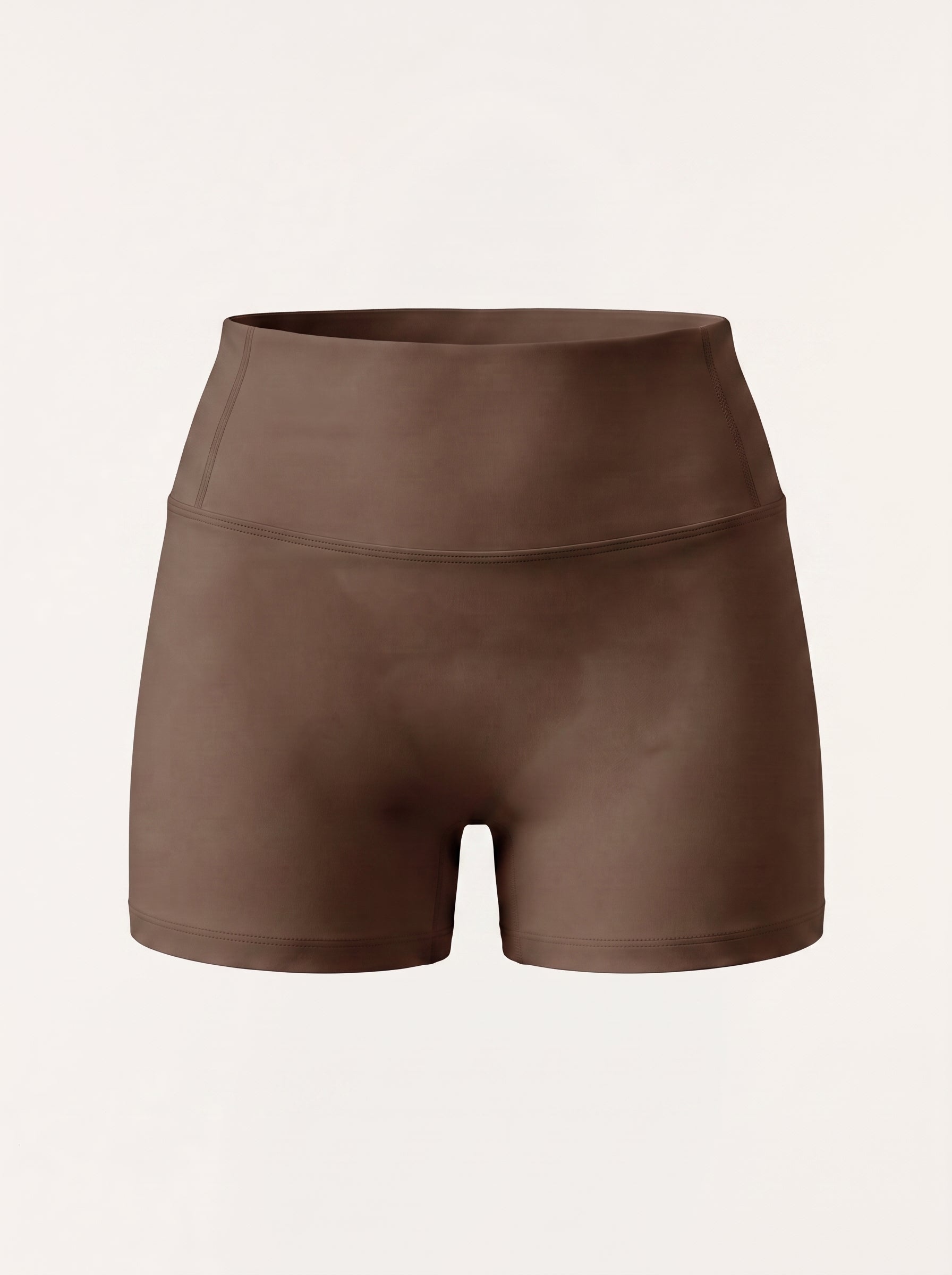 Refine High Waist Shorts | Espresso
