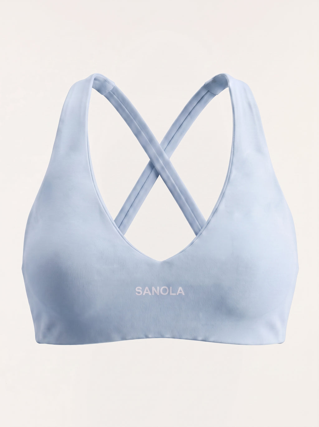 Refine Selene Cross Back Sports Bra | Cloud Blue