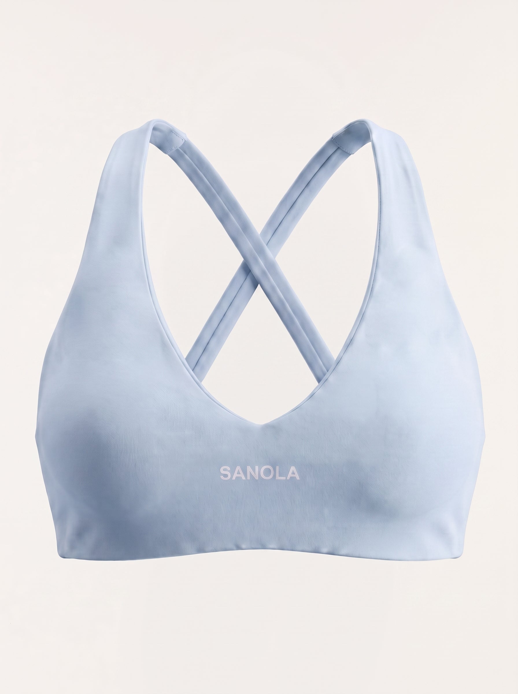 Refine Selene Cross Back Sports Bra | Cloud Blue