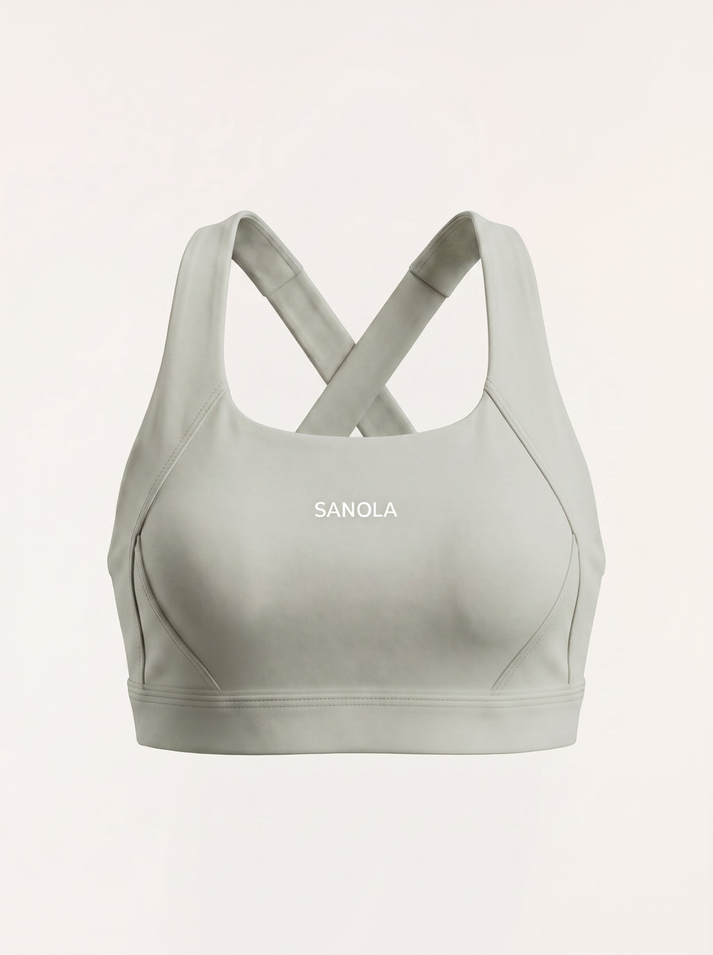 Refine Elina Cross Back Sports Bra | Sage