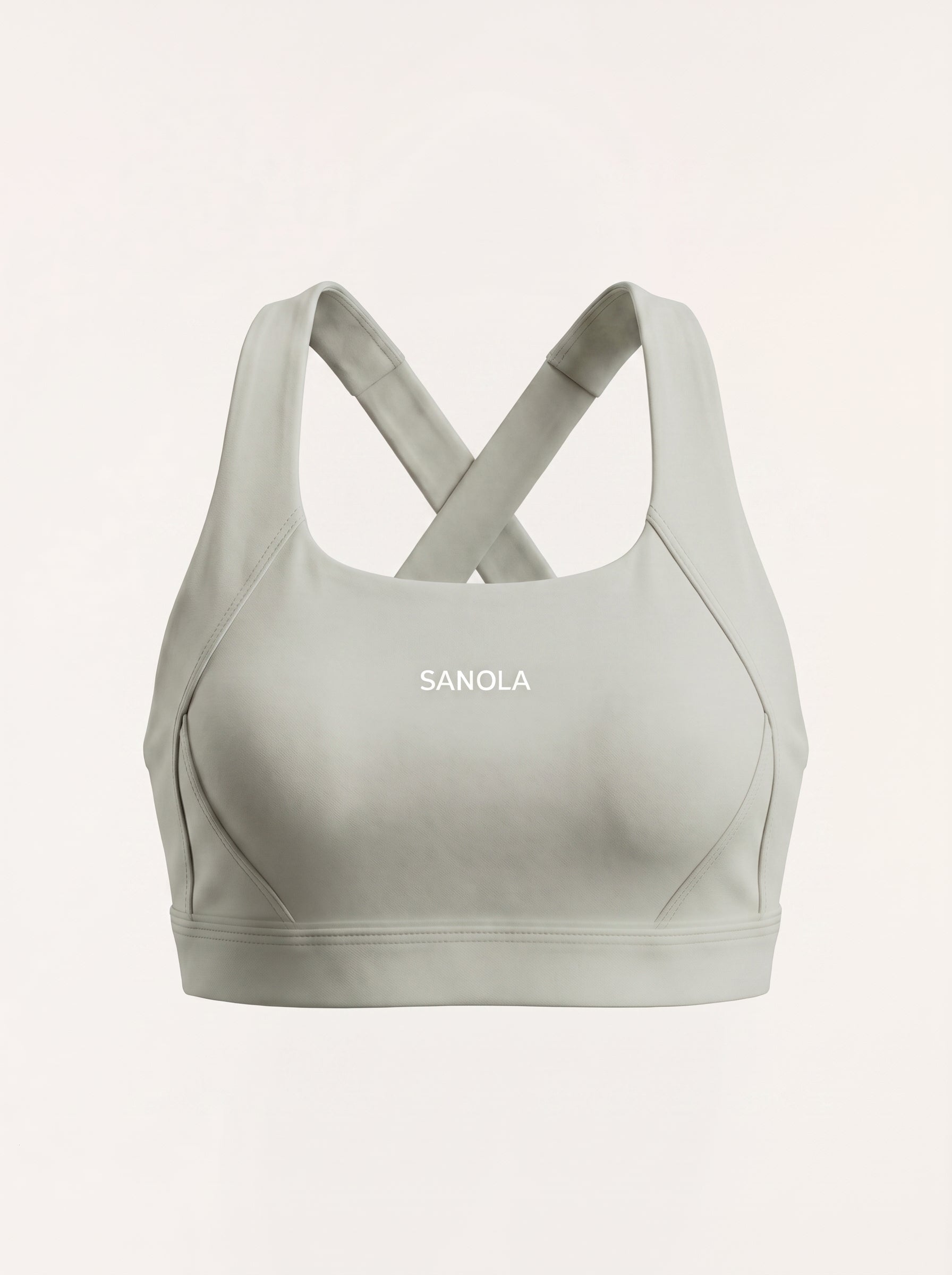 Refine Elina Cross Back Sports Bra | Sage