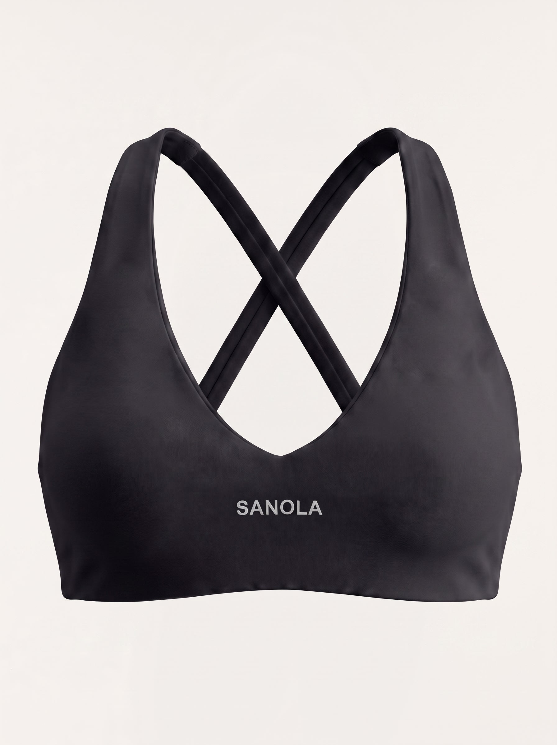 Refine Selene Cross Back Sports Bra | Black