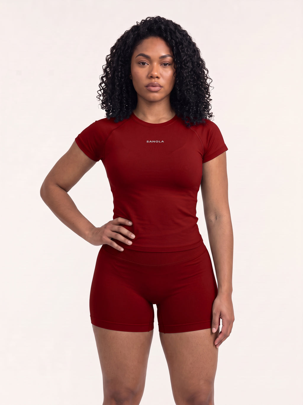 T-shirt Reform à manches courtes | Cerise