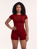T-shirt Reform à manches courtes | Cerise