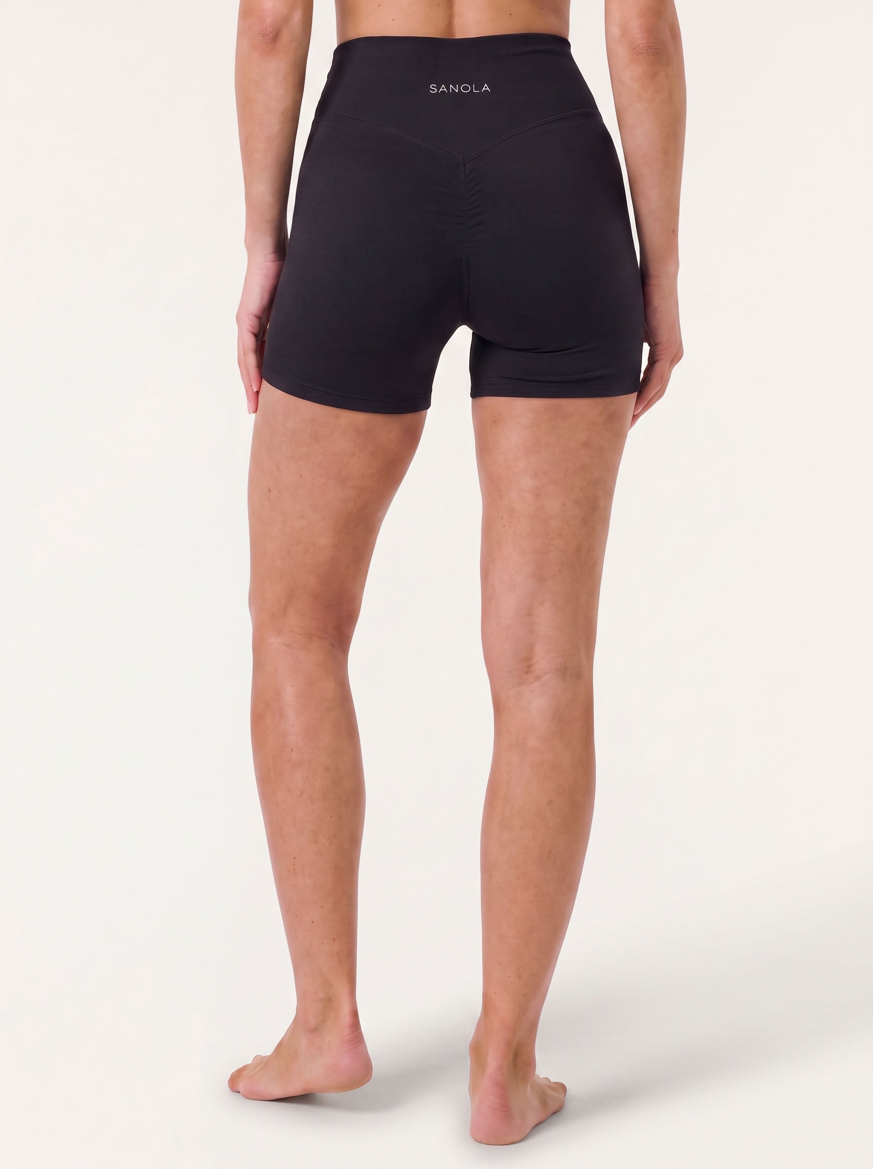 Refine High Waist Shorts | Black