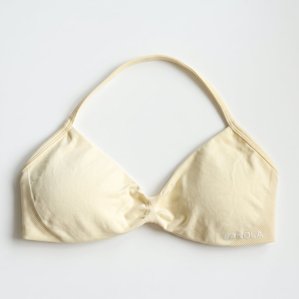 Brassière de sport Reform Micro | Jaune beurre