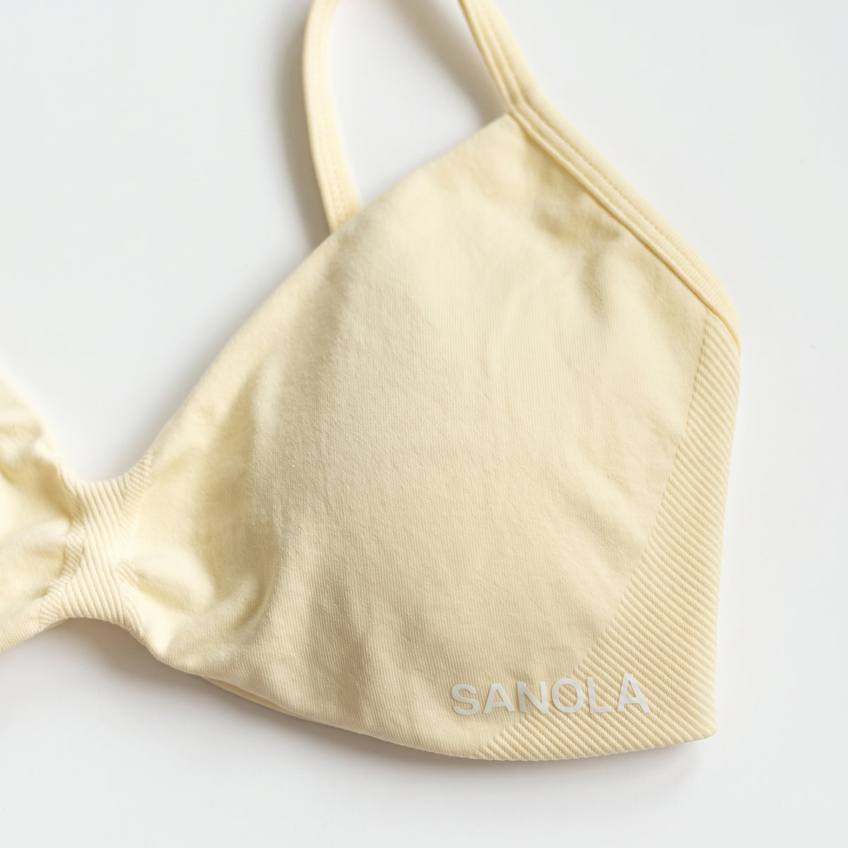 Brassière de sport Reform Micro | Jaune beurre