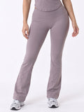 Reform Mid-Rise Flares | Dusty Mauve