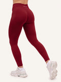 Reform Mid-Rise Leggings | Cherry