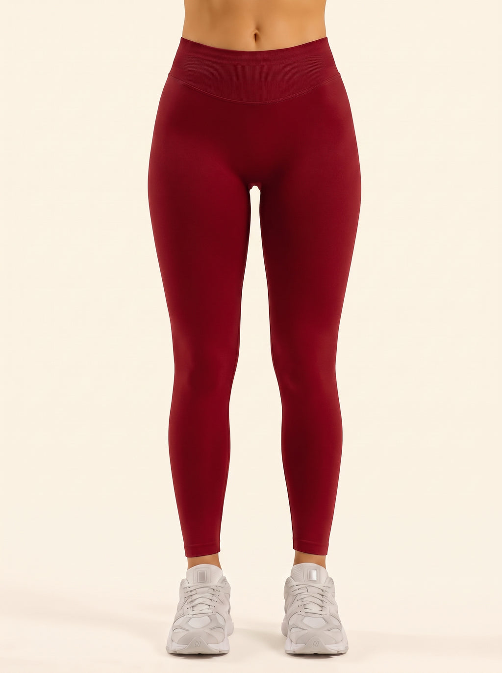 Reform Mid-Rise Leggings | Cherry