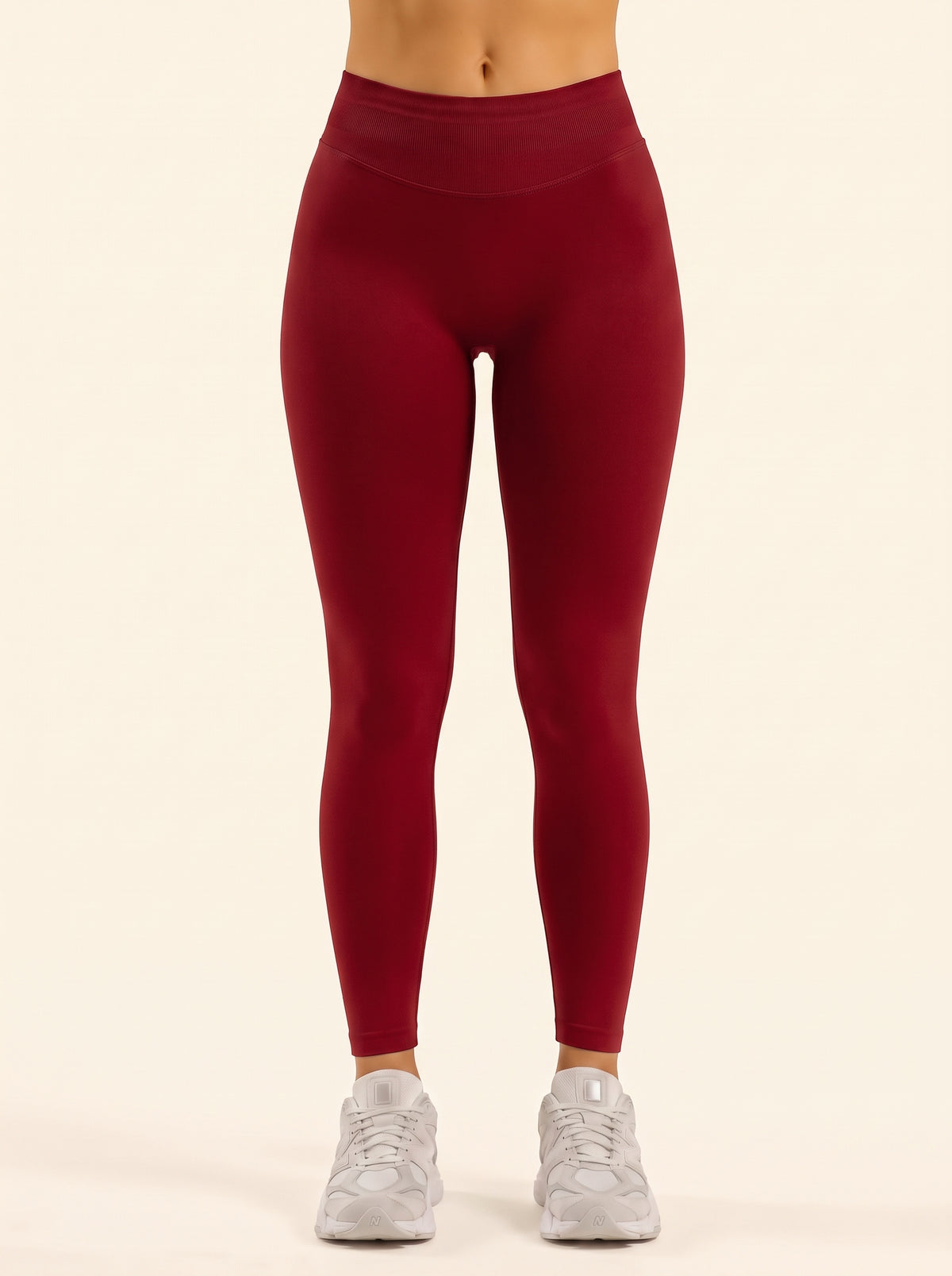 Reform Mid-Rise Leggings | Cherry