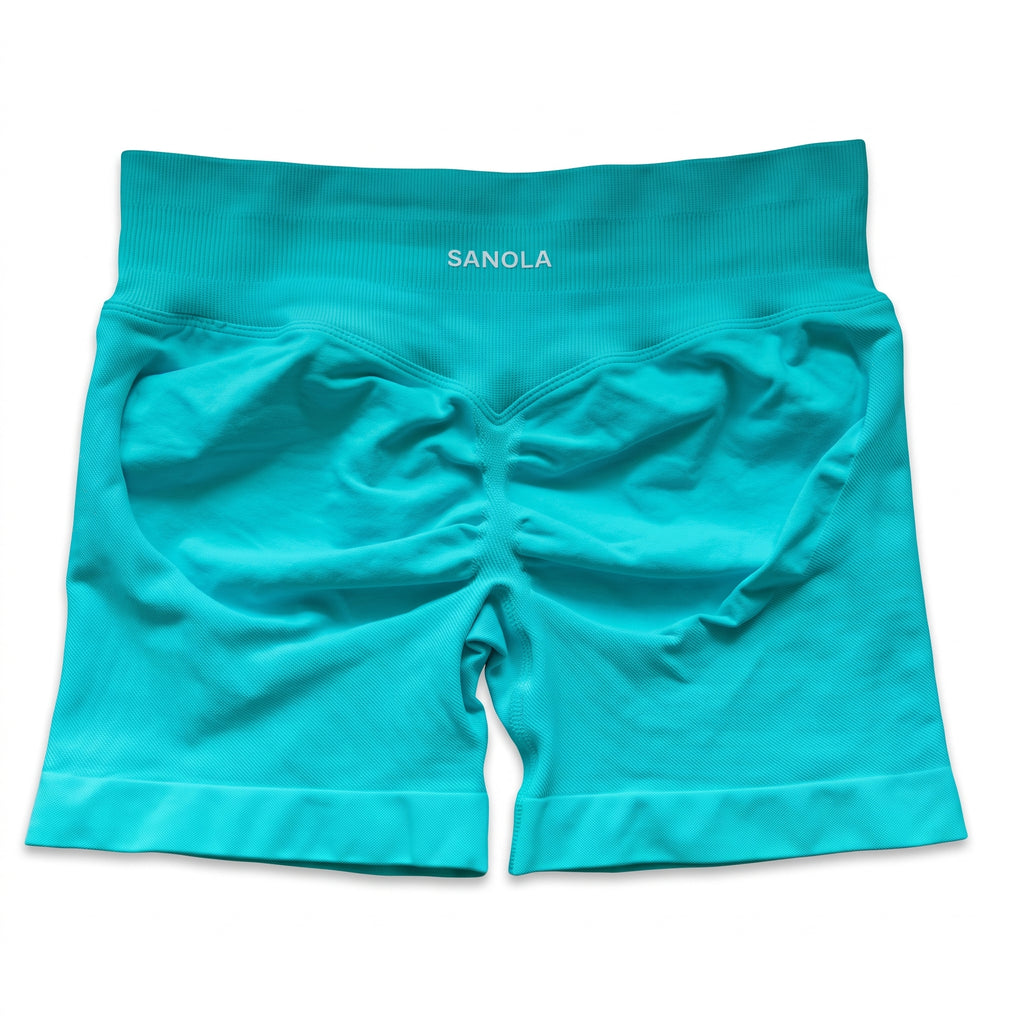Short Reform taille mi-haute | Turquoise
