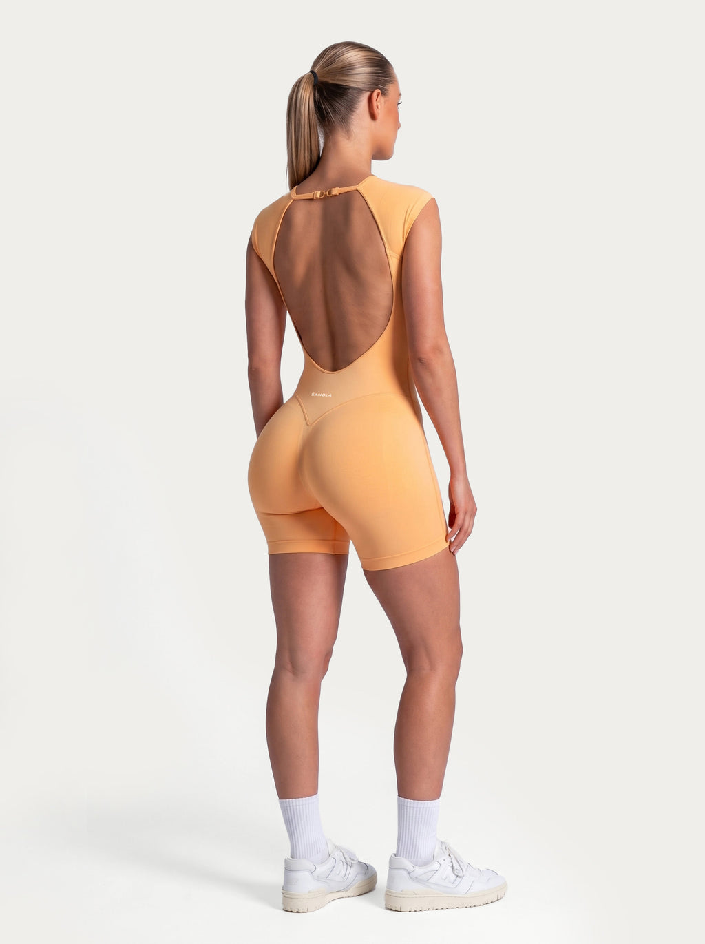Reform Sleeveless Bodysuit | Orange Sorbet