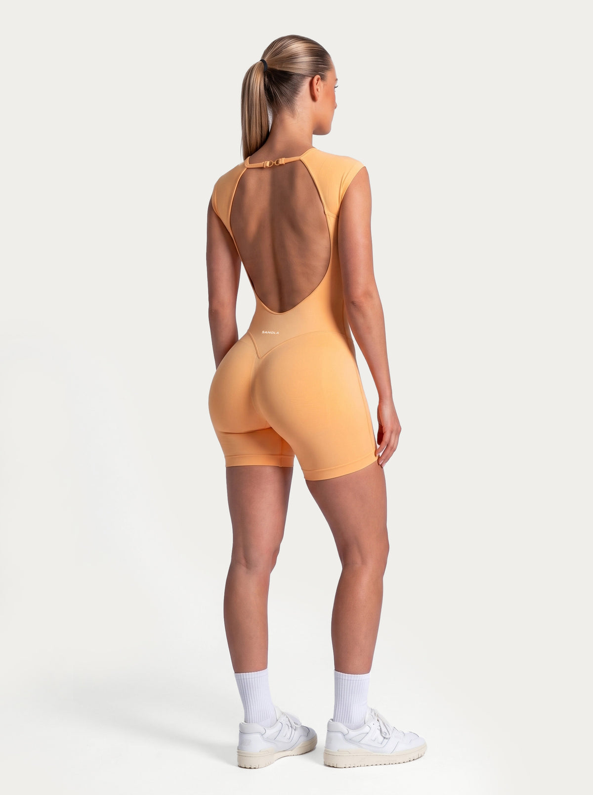 Reform Sleeveless Bodysuit | Orange Sorbet