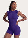 Reform Sleeveless Bodysuit | Violet